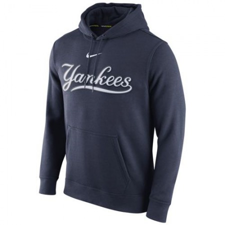 New York Yankees Club Pullover Navy Blue MLB Hoodie