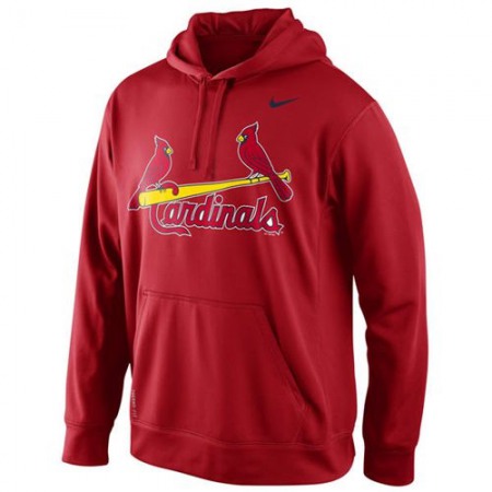St.Louis Cardinals Men's KO Wordmark Perfomance Red MLB Hoodie