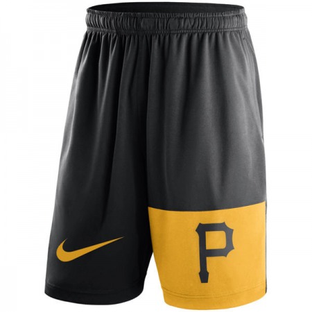 Men's Pittsburgh Pirates Black Cooperstown Collection Dry Fly Shorts