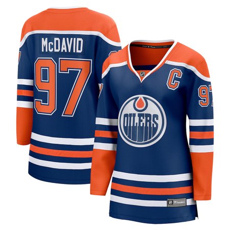 Women's Edmonton Oilers #97 Connor McDavid Royal Home Jersey