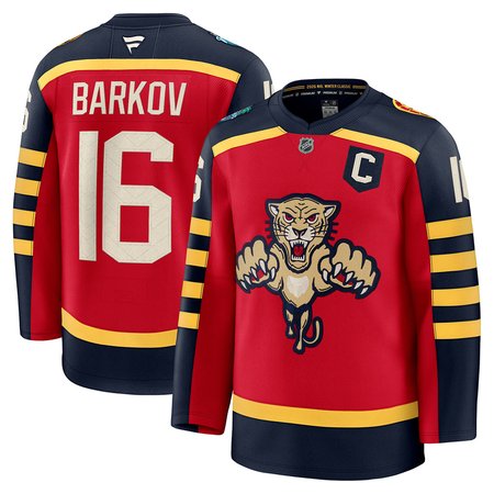 Youth Florida Panthers #16 Aleksander Barkov Red NHL 2026 Winter Classic Jersey