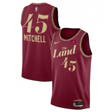 Men's Cleveland Cavaliers #45 Donovan Wine 2023/24 City Edition Stitched Jersey