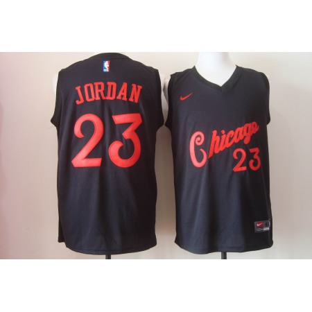 Men's Chicago Bulls #23 Michael Jordan New Black Fashion Stitched NBA Jersey