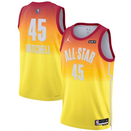 Men's 2023 All-Star #45 Donovan Oraange Game Swingman Stitched Basketball Jersey
