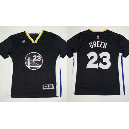 Warriors #23 Draymond Green Black New Alternate Stitched NBA Jersey