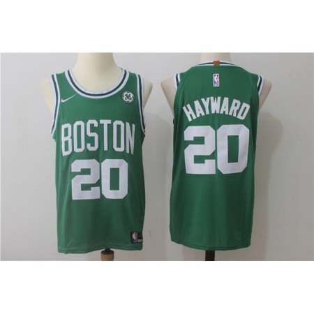 Men's Boston Celtics #20 Gordon Hayward Green Stitched NBA Jersey