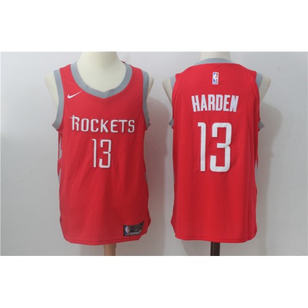 Men's Houston Rockets #13 James Harden Red Stitched NBA Jersey