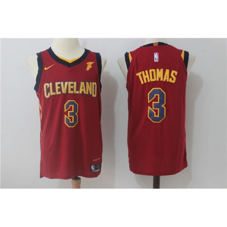 Men's Cleveland Cavaliers #3 Isaiah Thomas Wine Red Stitched NBA Jersey