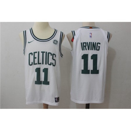 Men's Boston Celtics #11 kyrie irving White Stitched NBA Jersey