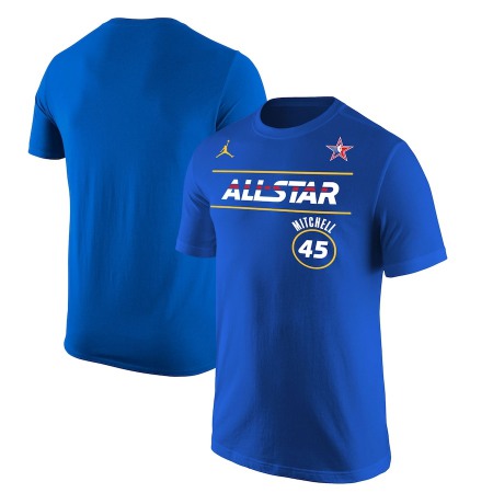 Men's 2021 All-Star #45 Donovan Blue Royal T-Shirt