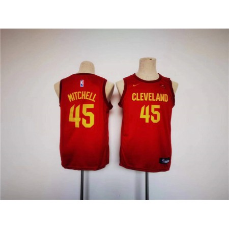 Cleveland Cavaliers #45 Donovan Red Stitched Jersey