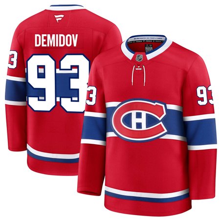 Youth Montreal Canadiens #93 Ivan Demidov Red Home Jersey