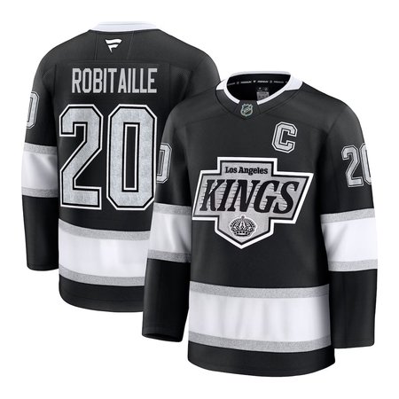 Youth Los Angeles Kings #20 Luc Robitaille Black Home Jersey