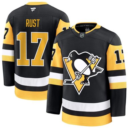 Youth Pittsburgh Penguins #17 Bryan Rust Black Home Jersey