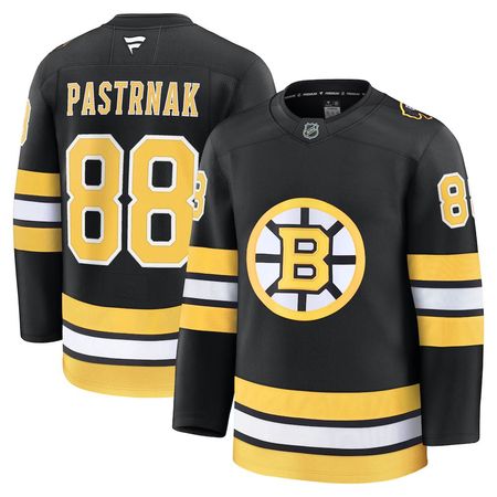 Youth Boston Bruins #88 David Pastrnak Black Home Player Jersey