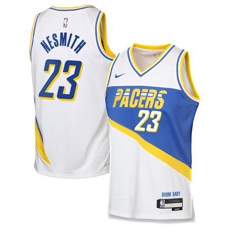 Women's Indiana Pacers #23 Aaron Nesmith Nike White 2025/26 City Edition Swingman Jersey
