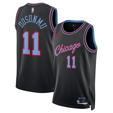 Women's Chicago Bulls #11 Ayo Dosunmu Nike Black 2025/26 City Edition Swingman Jersey