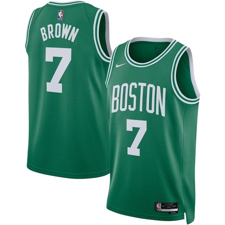 Youth Boston Celtics #7 Jaylen Brown Nike Kelly Green Swingman Icon Edition Jersey