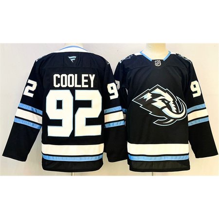 Youth Utah Mammoth #92 Logan Cooley Navy 2025 Stitched Jersey