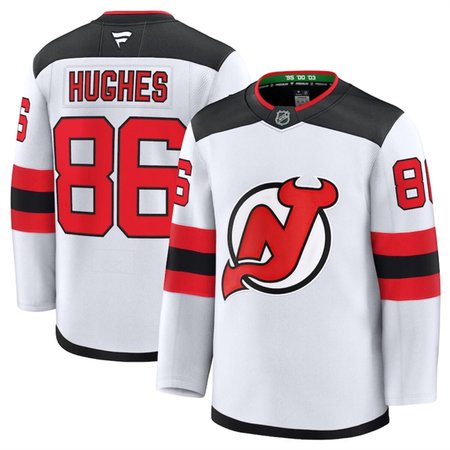 Youth New Jersey Devils #86 Jack Hughes White 2024-25 Away Stitched Hockey Jersey