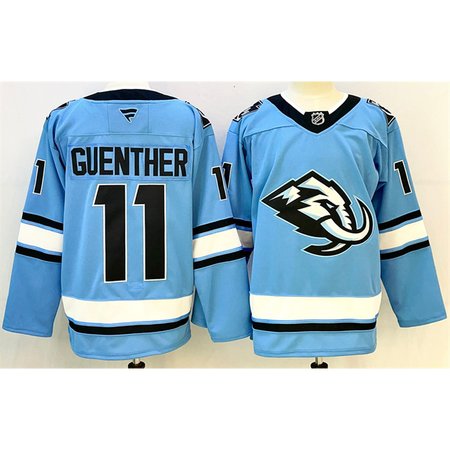 Youth Utah Mammoth #11 Dylan Guenther Blue 2025 Stitched Jersey
