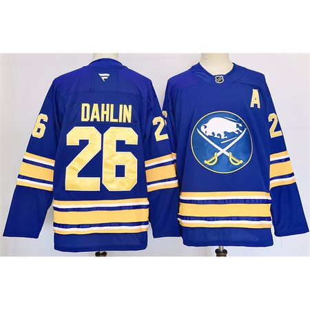 Men's Buffalo Sabres #26 Rasmus Dahlin Blue 2024-25 Stitched Jersey