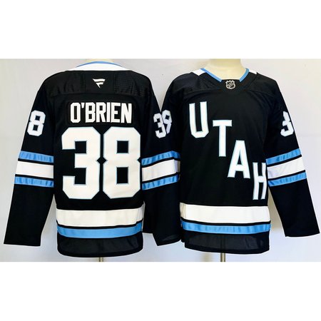 Men's Utah Hockey Club #38 Liam O'Brien Navy 2024-25 Stitched Jersey