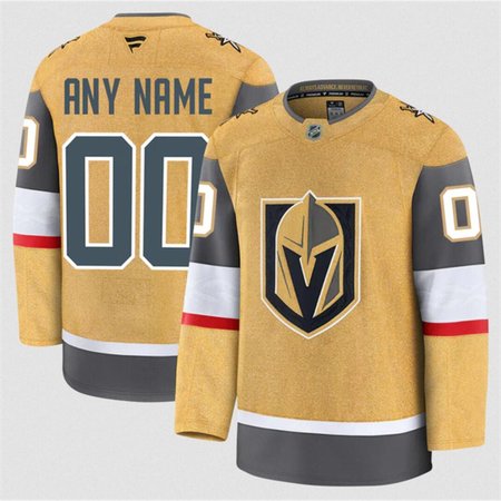 Men's Vegas Golden Knights Active Player Custom Gold 2024-25 Home Stitched Hockey Jersey