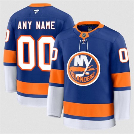 Men's New York Islanders Active Player Custom Royal 2024-25 Home Stitched Hockey Jersey