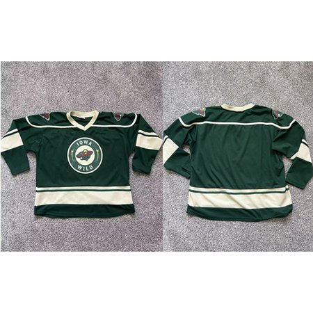 Men's Minnesota Wild Green Stitched Hockey Jersey