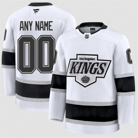 Men's Los Angeles Kings ACTIVE PLAYER Custom White 2024-25 Away Stitched Hockey Jersey