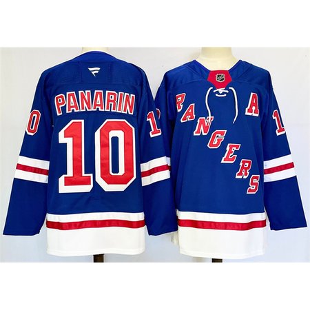 Men's New York Rangers #10 Artemi Panarin Royal 2024-25 Home With A Patch Stitched Hockey Jersey