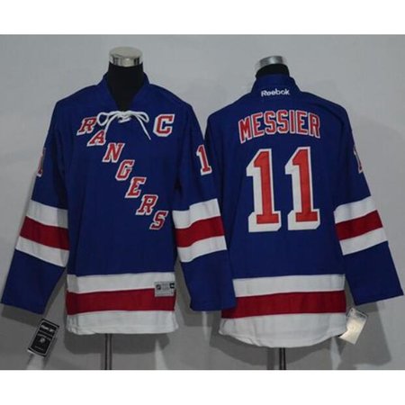 Toddler New York Rangers #11 Mark Messier Blue Home Stitched Jersey