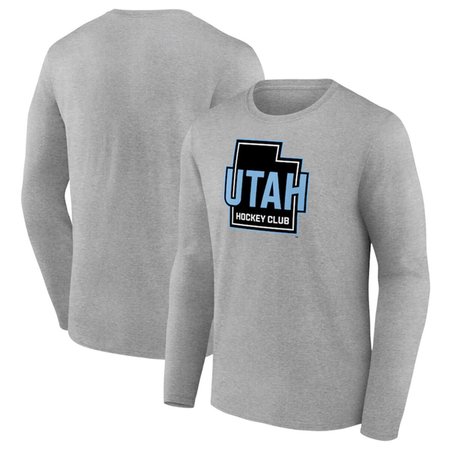 Men's Utah Hockey Club Gray Tertiary Long Sleeve T-Shirt