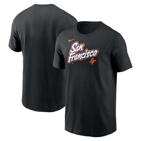 Men's San Francisco Giants Nike Black 2025 City Connect Wordmark T-Shirt