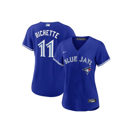 Women's Toronto Blue Jays #11 Bo Bichette Nike Powder Blue Alternate Replica Player Name Jersey