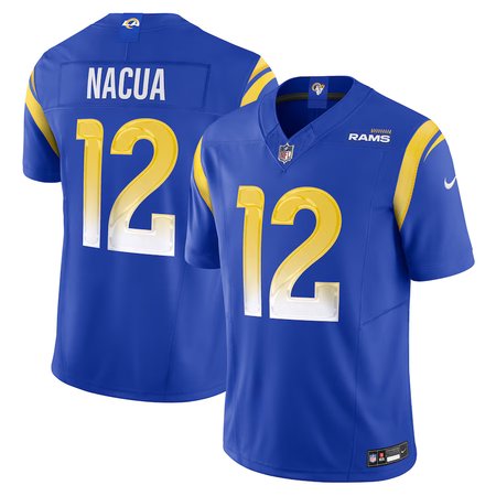 Youth Los Angeles Rams #12 Puka Nacua Nike Royal Vapor F.U.S.E. Limited Player Jersey