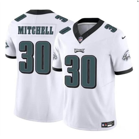 Men's Philadelphia Eagles #30 Quinyon White 2024 Draft F.U.S.E Vapor Untouchable Limited Stitched Football Jersey