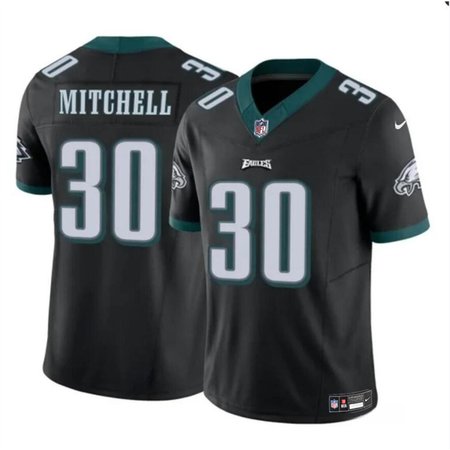 Men's Philadelphia Eagles #30 Quinyon Black 2024 Draft F.U.S.E Vapor Untouchable Limited Stitched Football Jersey