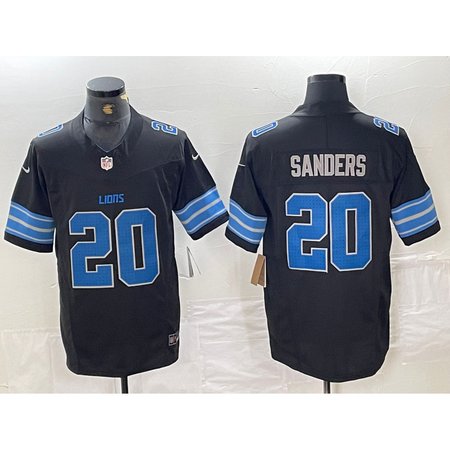 Men's Detroit Lions #20 Barry Sanders Black 2nd Alternate Vapor F.U.S.E. Limited Jersey