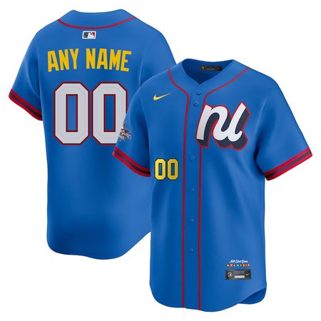 Men's National League Custom Nike Blue 2025 All-Star Edition Limited Player Jersey