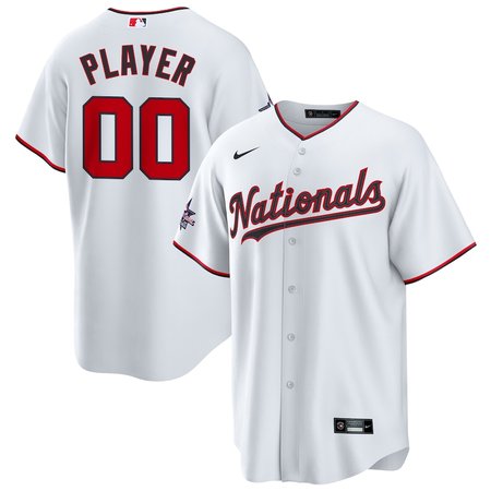 Youth Washington Nationals Nike White 2025 MLB All-Star Game Home Custom Replica Jersey