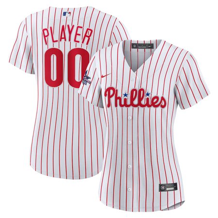 Women's Philadelphia Phillies Nike White 2025 MLB All-Star Game Home Custom Replica Jersey