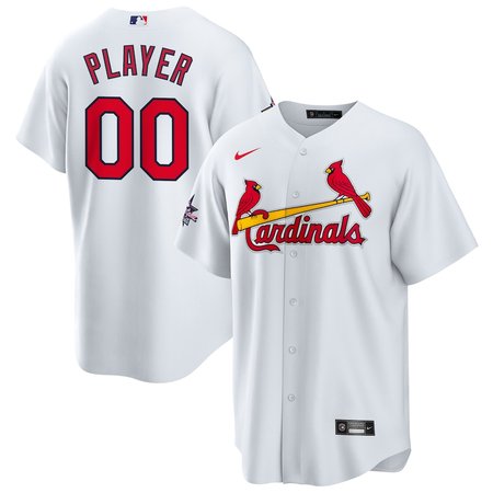 Men's St. Louis Cardinals Nike White 2025 MLB All-Star Game Home Custom Replica Jersey