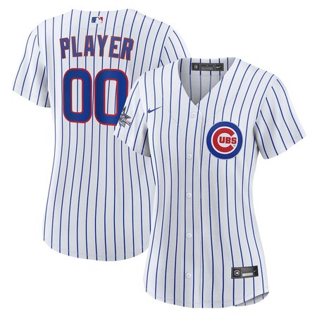 Women's Chicago Cubs Nike White 2025 MLB All-Star Game Home Custom Replica Jersey