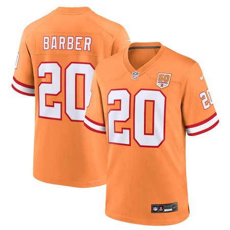 Youth Tampa Bay Buccaneers #20 Ronde Barber Nike Creamsicle 50th Season Game Jersey