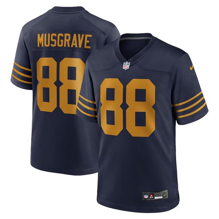 Youth Green Bay Packers #88 Luke Musgrave Nike Navy The 1923 Classic Game Jersey