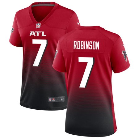 Women's Atlanta Falcons #7 Bijan Robinson Nike Red Vapor F.U.S.E. Limited Jersey