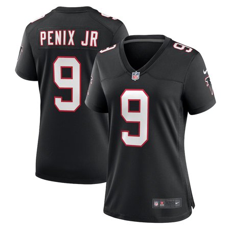 Women's Atlanta Falcons #9 Michael Penix Jr. Black Alternate Game Jersey