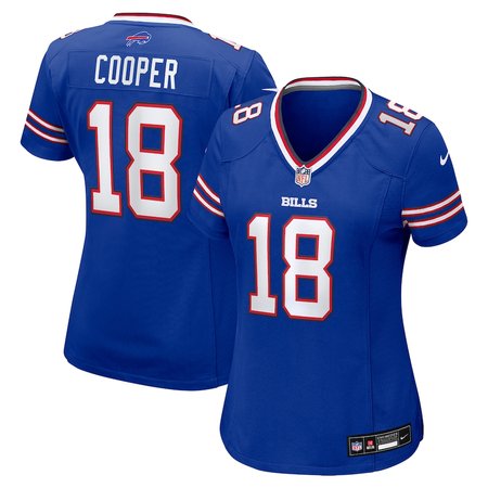 Women's Buffalo Bills #18 Amari Cooper Nike Royal Team Game Jersey
